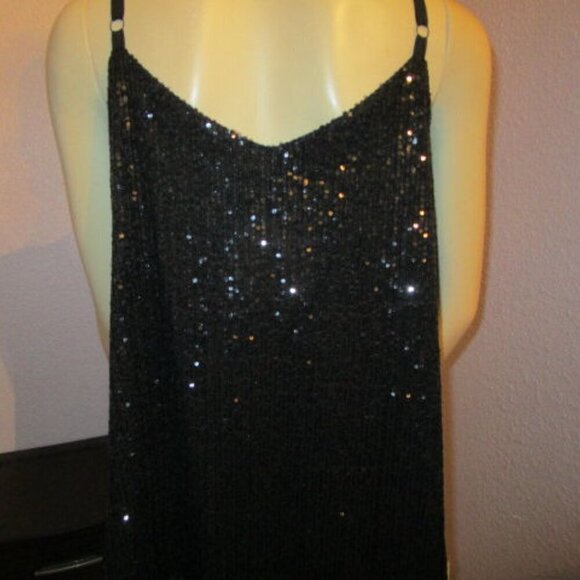 Torrid SEQUIN Sophie Size 2X CAMI Blouse TUNIC Tank Top LINED Sleeveless SWING - Picture 9 of 12